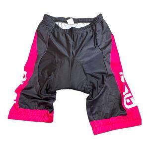 Ale St. Petersburg Cycling Shorts Black Pink Padded Spandex Womens Size XS
